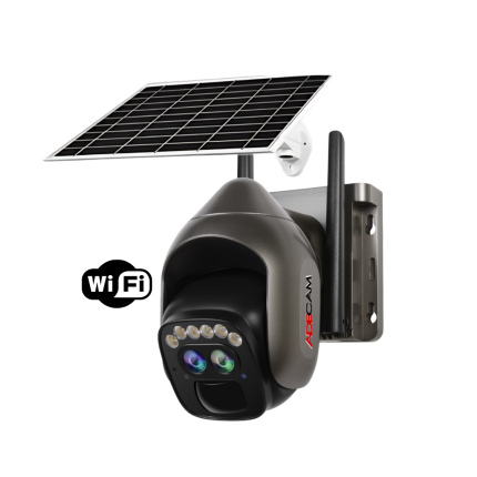 ADECAM-ADTP22 - Solar Wifi Kamera - 10X Optik Zoom - 6 Mp Ptz Wifi Kamera